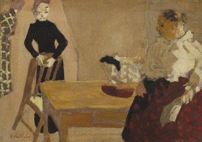 Het Gesprek, 1891 door Edouard Vuillard